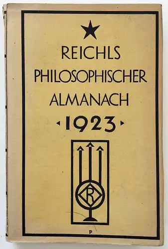Reichls philosophischer Almanach : auf das Jahr 1923.