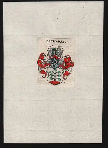 Bacharat - Bacharat Wappen Adel coat of arms heraldry Heraldik
