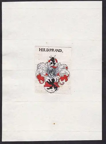 Hildprand - Hildebrandt Hildprand Hildbrand Wappen Adel coat of arms heraldry Heraldik