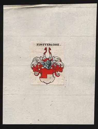 Finsterlohe - Finsterlohe Wappen Adel coat of arms heraldry Heraldik