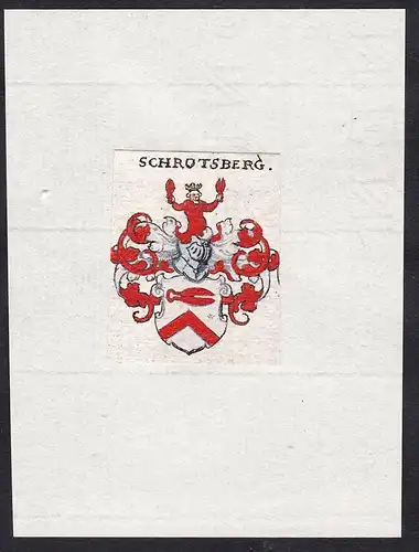 Schrotsberg - Schrotsberg Wappen Adel coat of arms heraldry Heraldik