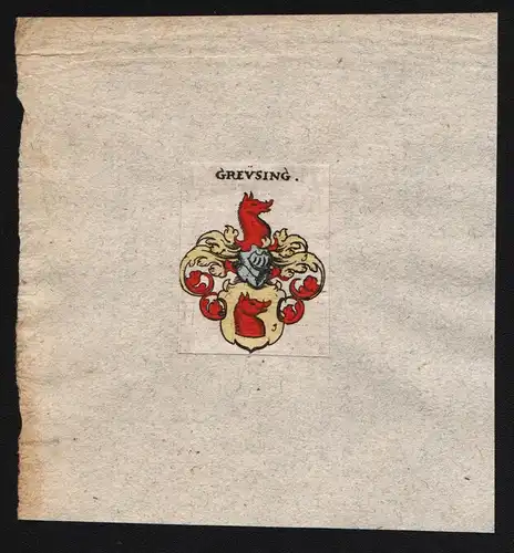 Greusing - Greusing Wappen Adel coat of arms heraldry Heraldik