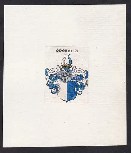 Gögeritz - Gögeritz Wappen Adel coat of arms heraldry Heraldik