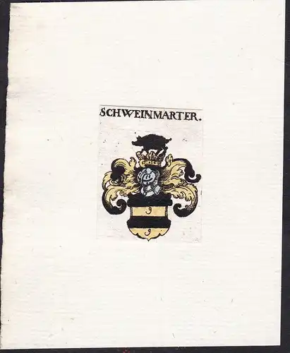 Schweinmarter - Schweinmarter Wappen Adel coat of arms heraldry Heraldik