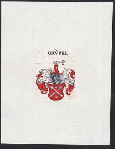 Grübel - Grübel Wappen Adel coat of arms heraldry Heraldik