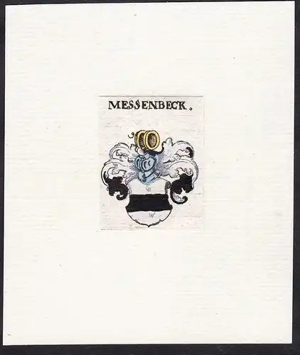 Messenbeck - Messenbeck Mesenbeck Wappen Adel coat of arms heraldry Heraldik