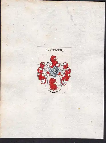 Stetner - Stetner Stettner Wappen Adel coat of arms heraldry Heraldik