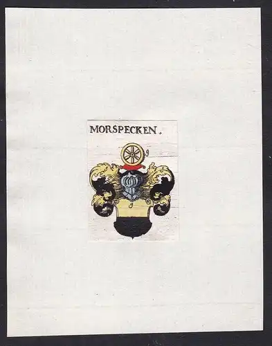 Morspecken - Morspeck Morsbeck  Wappen Adel coat of arms heraldry Heraldik