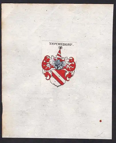 Tauchsdorf - Tauchsdorf Wappen Adel coat of arms heraldry Heraldik