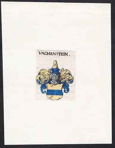 Vachenstein - Vachenstein Fachenstein Wappen Adel coat of arms heraldry Heraldik