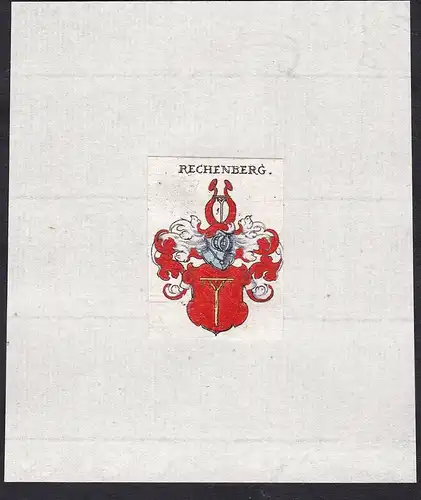 Rechenberg - Rechenberg Wappen Adel coat of arms heraldry Heraldik