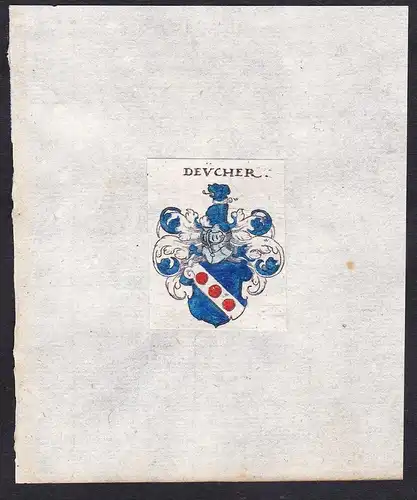 Deucher - Deucher Wappen Adel coat of arms heraldry Heraldik