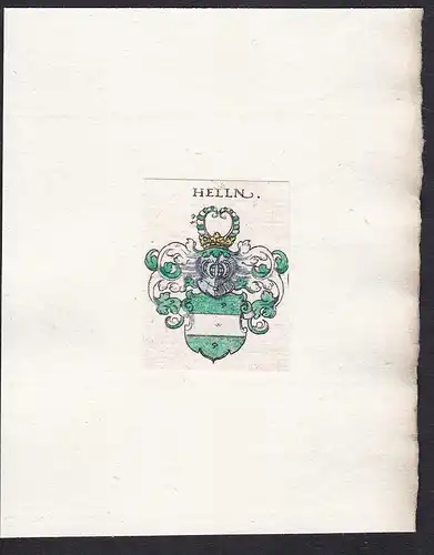 Helln - Hell Helln Wappen Adel coat of arms heraldry Heraldik