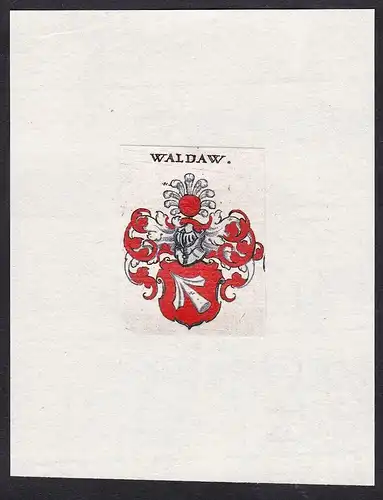 Waldau - Waldau Wappen Adel coat of arms heraldry Heraldik