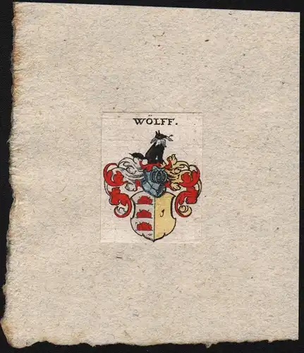 Wölff - Wölff Wolff Wappen Adel coat of arms heraldry Heraldik