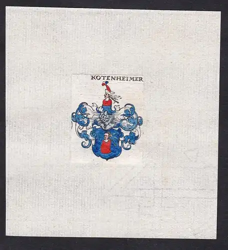 Kotenheimer - Kotenheimer Wappen Adel coat of arms heraldry Heraldik