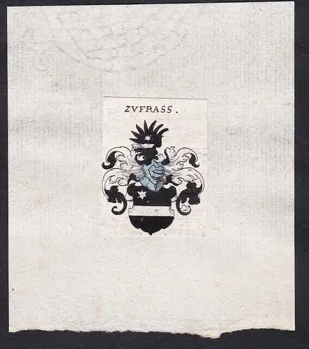 Zufrass - Zufrass Zufras Wappen Adel coat of arms heraldry Heraldik