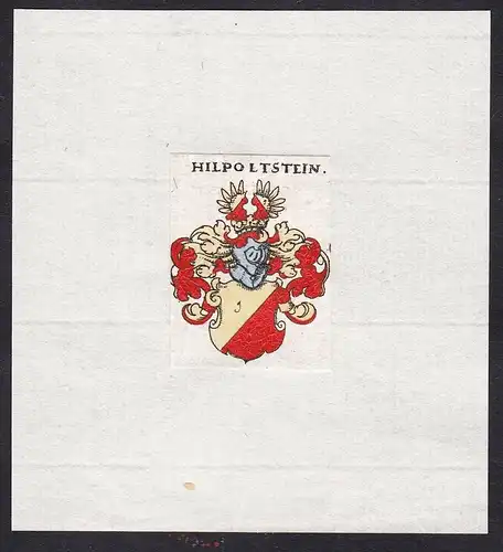 Hilpoltstein - Hilpoltstein Wappen Adel coat of arms heraldry Heraldik