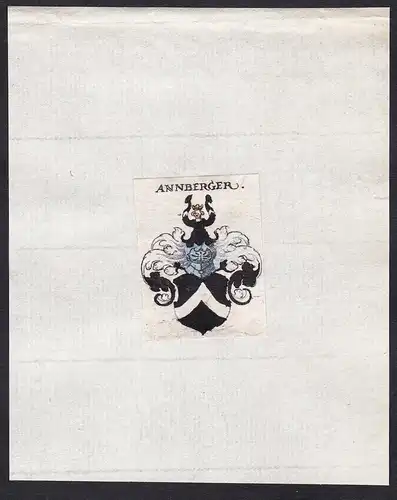 Annberger - Annberger Wappen Adel coat of arms heraldry Heraldik