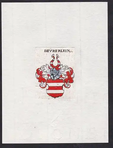 Deurerlein - Deurerlein Wappen Adel coat of arms heraldry Heraldik