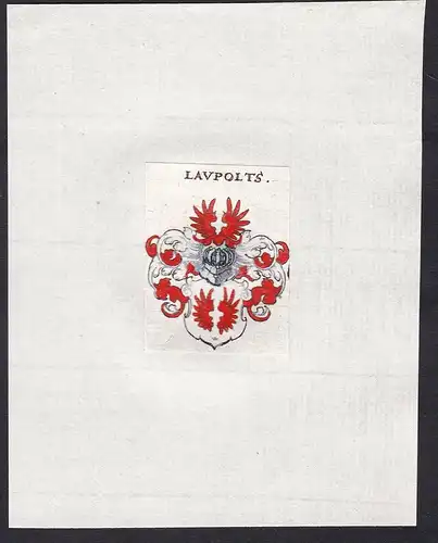 Laupolts - Laupolts Laubolts Wappen Adel coat of arms heraldry Heraldik