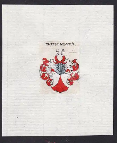 Weisenburg - Weisenburg Weissenburg Wappen Adel coat of arms heraldry Heraldik