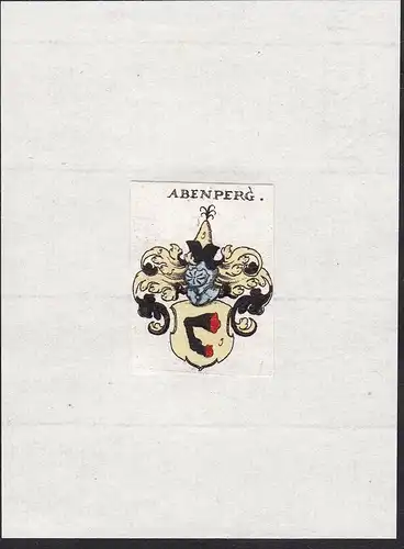 Abenperg - Abenperg Abenberg Abendberg Wappen Adel coat of arms heraldry Heraldik