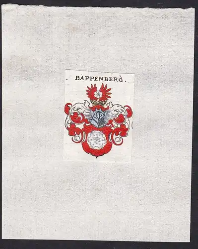 Bappenberg - Bappenberg Pappenberg Wappen Adel coat of arms heraldry Heraldik