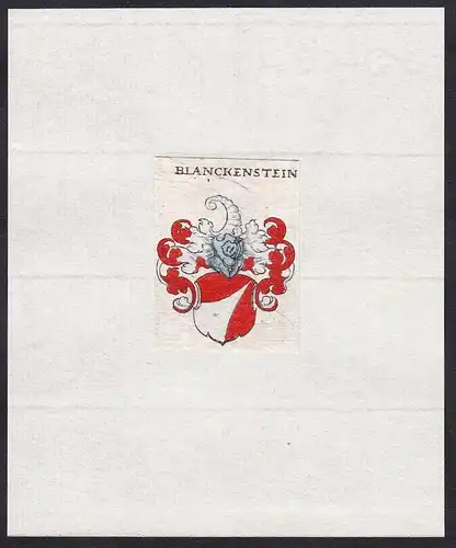 Blanckenstein - Blanckenstein Wappen Adel coat of arms heraldry Heraldik