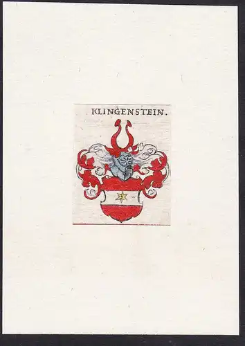 Klingenstein - Klingenstein Wappen Adel coat of arms heraldry Heraldik