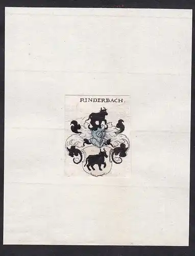 Rinderbach - Rinderbach Rindbach Wappen Adel coat of arms heraldry Heraldik