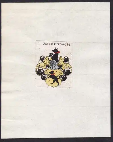 Reckenbach - Reckenbach Rekenbach Wappen Adel coat of arms heraldry Heraldik