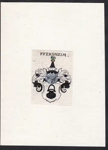 Pfersheim - Pfersheim Wappen Adel coat of arms heraldry Heraldik