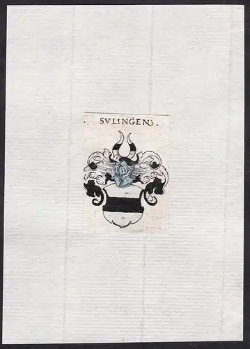 Sulingen - Sulingen Wappen Adel coat of arms heraldry Heraldik