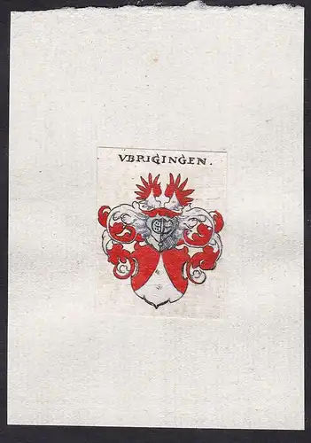 Übrigingen - Übrigingen Wappen Adel coat of arms heraldry Heraldik