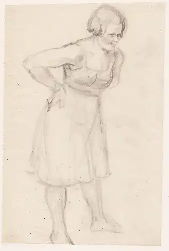 (Frau in Unterrock) - woman petticoat