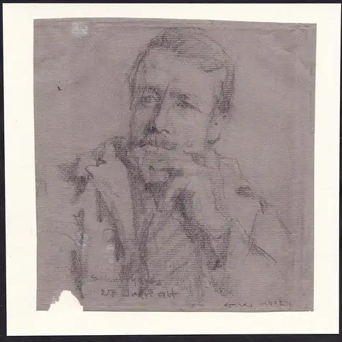 Schultheiss - Carl Max Schultheiss (1885-1961) Portrait Grafiker