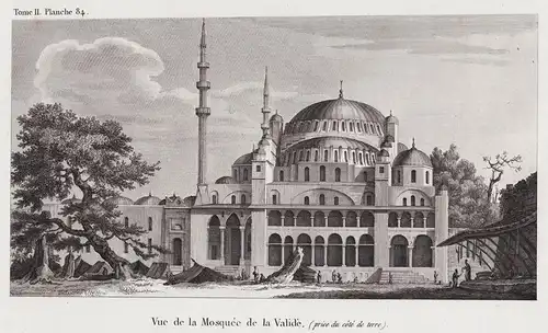 Vue de la Mosquée de la Validé - Istanbul Yeni-Valide-Mosque Moschee Usküder Turkey Türkei