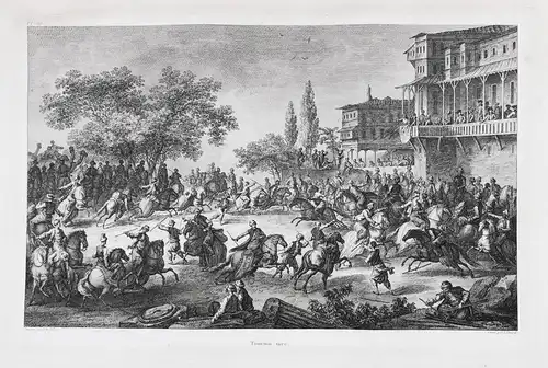 Tournoi turc - Turnier Kampf Schlacht battle fight Turkey Türkei Ottoman Empire