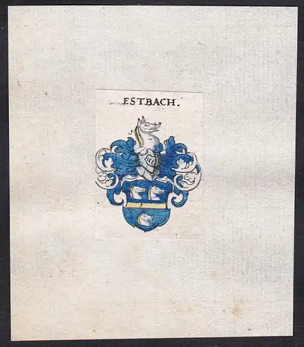 Estbach - Estbach Wappen Adel coat of arms heraldry Heraldik