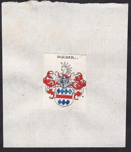 Dolder - Dolder Wappen Adel coat of arms heraldry Heraldik