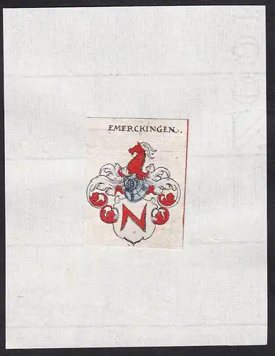 Emerckingen - Emerckingen Emerkingen Wappen Adel coat of arms heraldry Heraldik