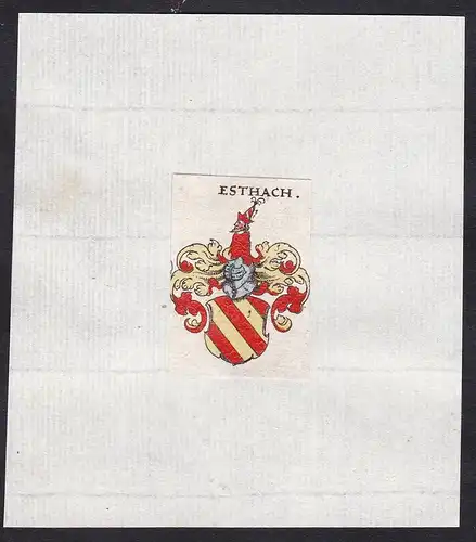Esthach - Esthach Wappen Adel coat of arms heraldry Heraldik