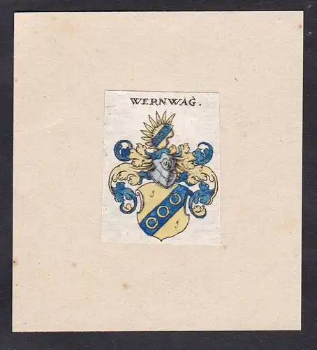 Wernwag - Wernwag Wappen Adel coat of arms heraldry Heraldik