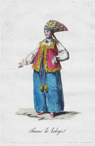 Femme de Kaluga - Kaluga Russland Russia costume Tracht