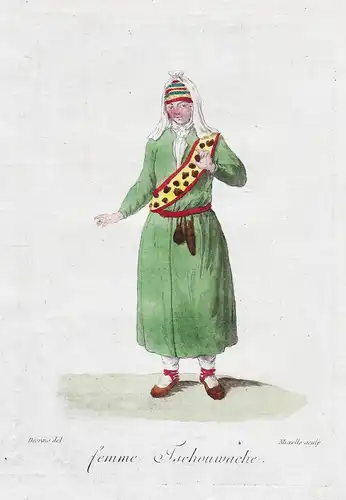 Femme Tschouwache - Chuvash people Tschuwaschen Chuvashia Russia costume Trachten