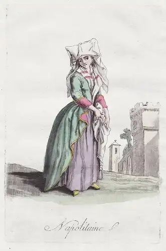 Napolitaine - Neapolitan woman Neapel Napoli Italia Italy costume Tracht