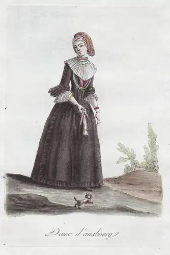 Dame d'Ausbourg - Augsburg Bayern Bavaria costume  Tracht