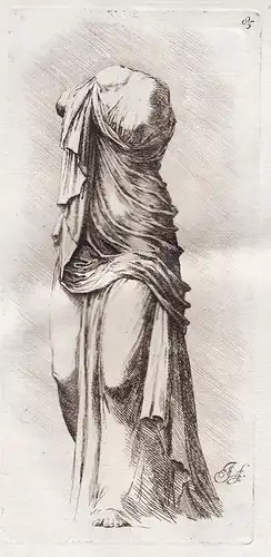 Draped female figure (Plate 85) - Statue statues sculpture antiquity Antike Altertum