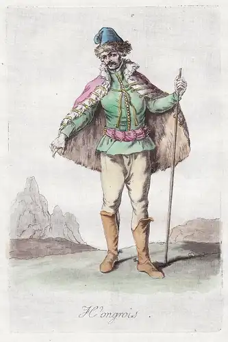 Hongrois - Ungarn Hungary Hongrie Hungarian man costume  Tracht